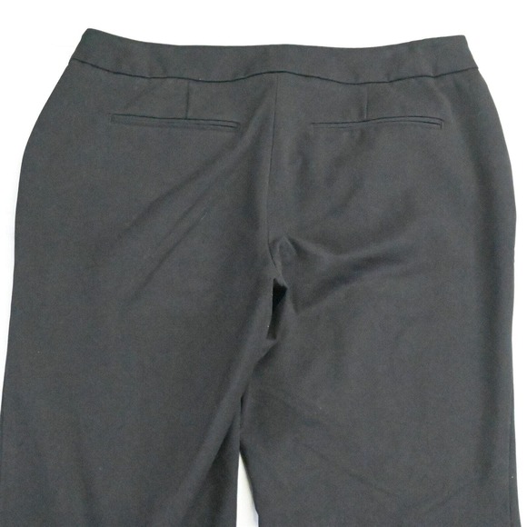 Chico's 1 | 8 Black Mid Rise Flare‎ Stretch Career Office Dress Pants - Picture 6 of 7